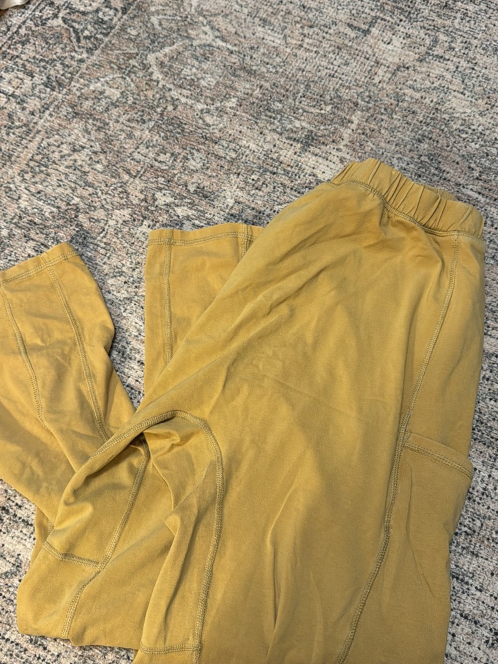 FP Movement by Free People Mustard Yellow Track Joggers